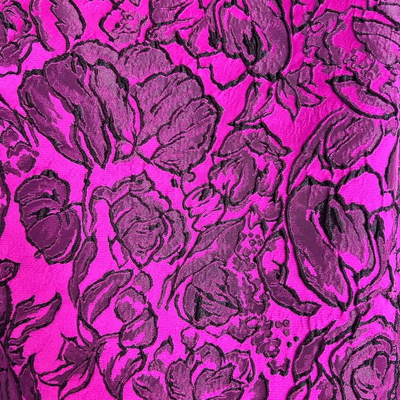 Badgley Mischka Magenta and Black Cocktail Dress - New with tags - Picture 3 of 11